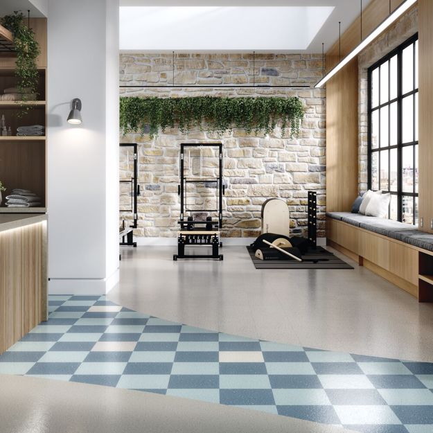 VCT Flooring Garland