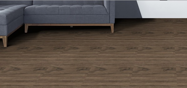 QUIET COVER 7X48 5.0 MM 20 MIL BLACK WALNUT SHAW INDUSTRIES VINYL PLANK 