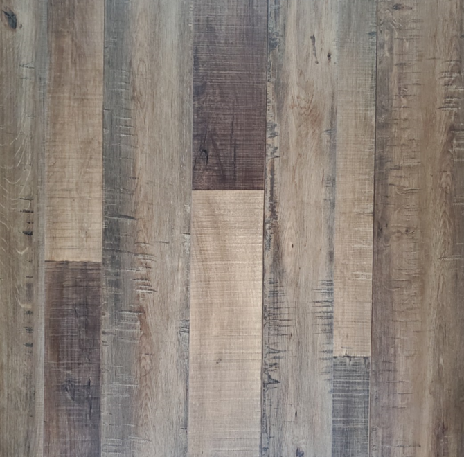 AGED WELL SPC CLIC W/PAD 7X48 WHISKEY BARREL BROWN VINYL PLANK