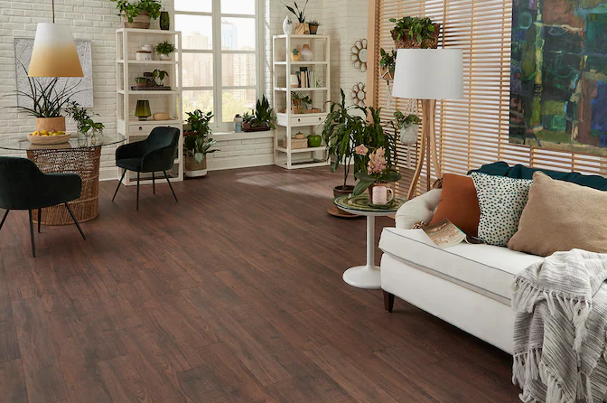 ALLEN + ROTH RECLAIMED OAK SWISS KRONO LAMINATE 