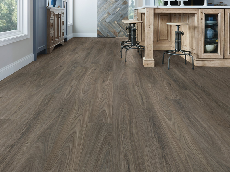 ANVIL PLUS SPC CLIC W/PAD 7X48 DARK ELM SHAW INDUSTRIES VINYL PLANK 