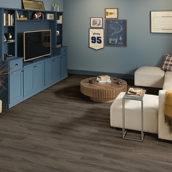 ANVIL PLUS SPC CLIC W/PAD 7X48 DARK ELM SHAW INDUSTRIES VINYL PLANK 