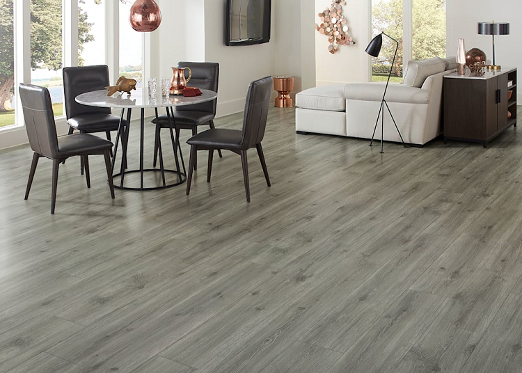 CORELUXE SPC CLIC W/PAD 7X48 LAGUNA GRAY OAK LL FLOORING VINYL PLANK 