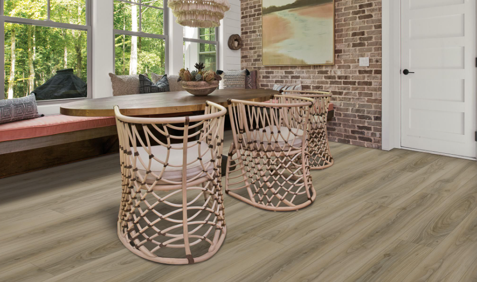 CURATED GRAIN SPC W/PAD 9X72 BLEACHED KARASTAN VINYL PLANK 