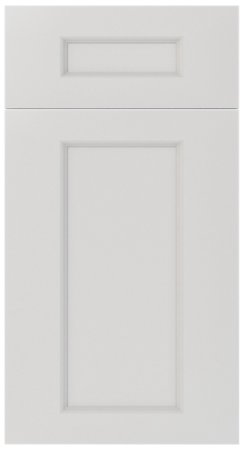 DOUBLE SHAKER DOVE WHITE CABINET 
