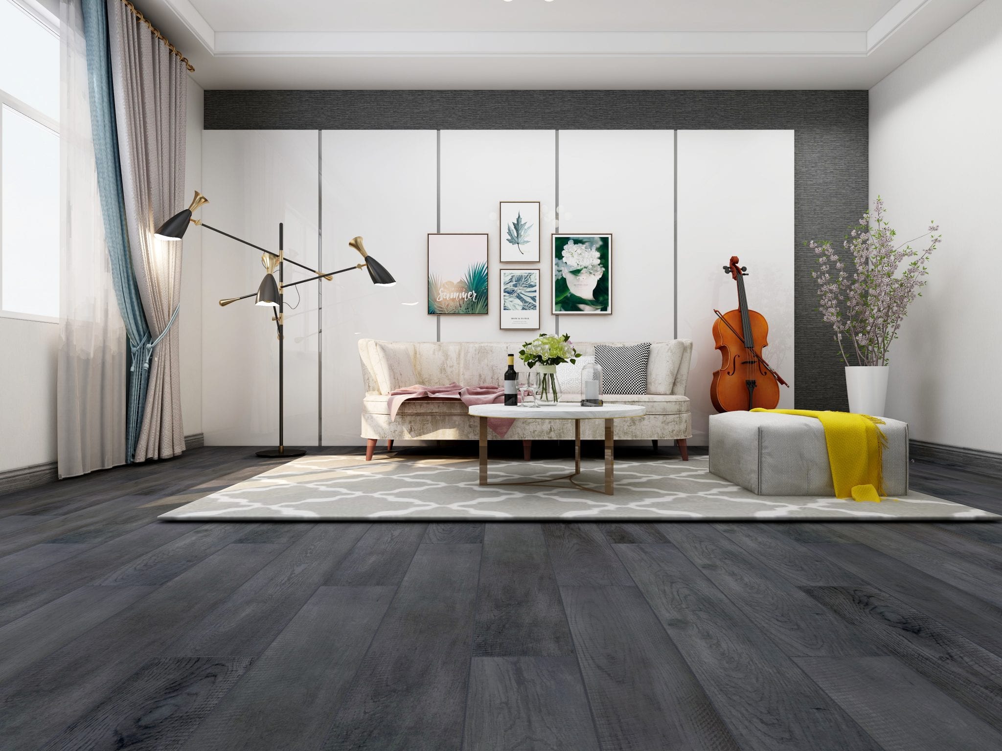 EVA FLOORS 80 HOUR WATER RESISTANT OREGON HICKORY EVA FLOORS LAMINATE 