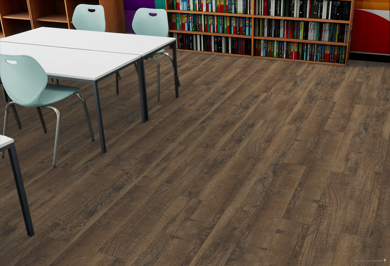FAMILIAR FRONTIER II 6X48 2.0 MM 6 MIL SADDLE BROWN MOHAWK VINYL PLANK