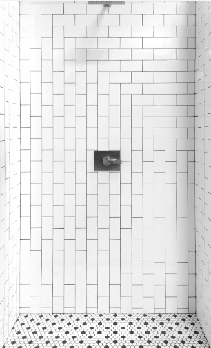 FESTIVAL 3X6 BRIGHT WHITE ICE TILE 