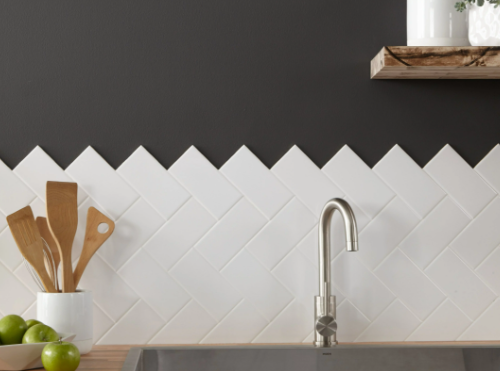 FESTIVAL 3X6 BRIGHT WHITE ICE TILE 