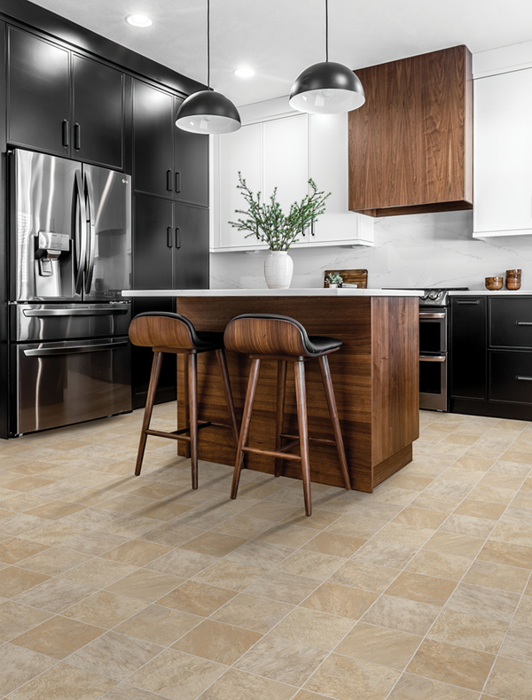 FIELDCREST 55 10 HONEY SLATE 594 MOHAWK VINYL 