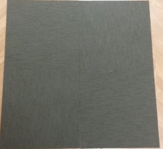 GREAT CHOICE 16 24X24 W/RUBBER BACK COOL GRAY 1ST J+J FLOORING GROUP CARPET TILE 