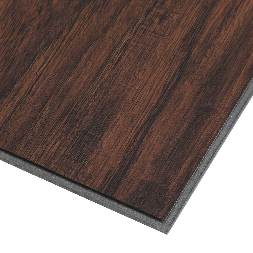 HOME DECORATORS CLICK 6X36 4.2 MM 8 MIL JAVA HICKORY 20.34 SF/BX MOHAWK VINYL PLANK 