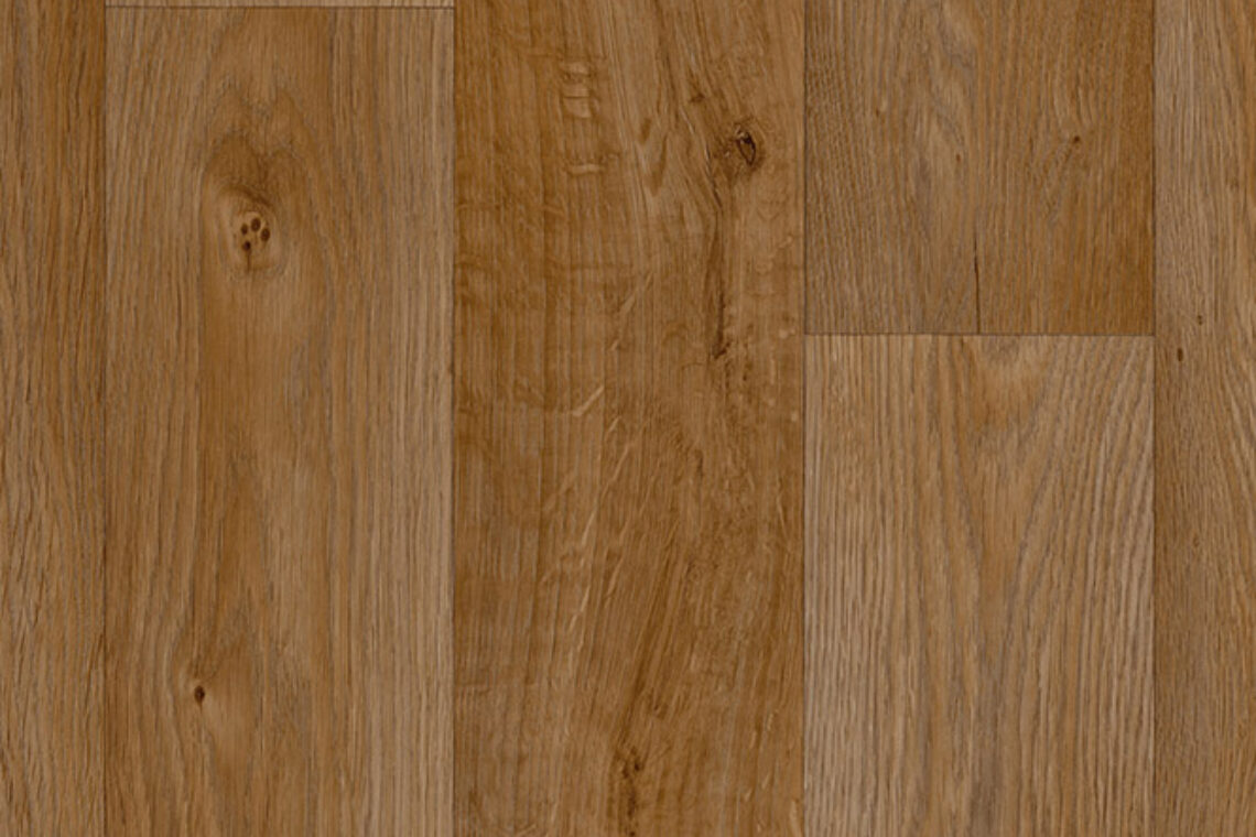 LEVEL TEN 55 10 ASPIN 583 PLANK OAK MEDIUM IVC VINYL 