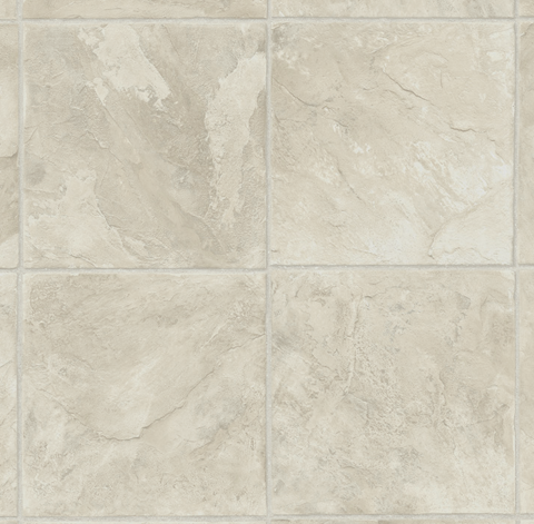 LEVEL TEN 55 10 CONDOR 535A TILE TAUPE IVC VINYL 