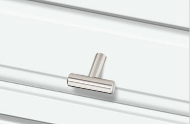 NAPLES CABINET BAR PULL T-KNOB STAINLESS STEEL CABINET 