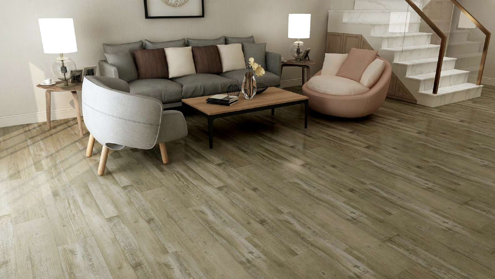 OUT OF THE PARK SPC CLIC W/PAD 7X48 JUDGE MATHEWS & PARLO VINYL PLANK 