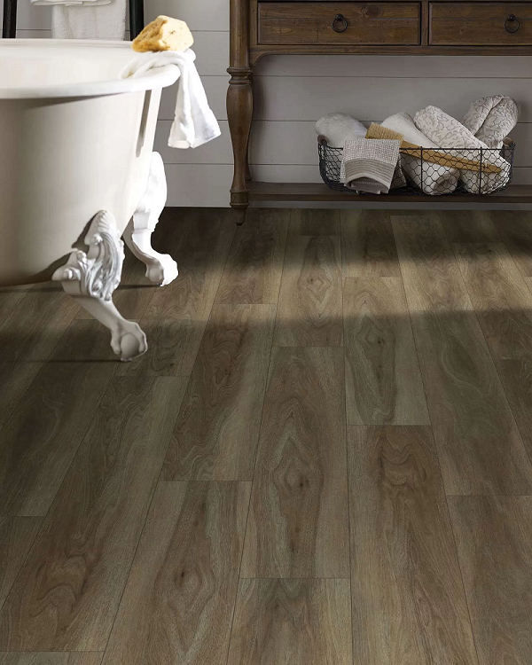 PARAGON 7 PLUS SPC W/PAD 7X48 WIRE WALNUT SHAW INDUSTRIES VINYL PLANK