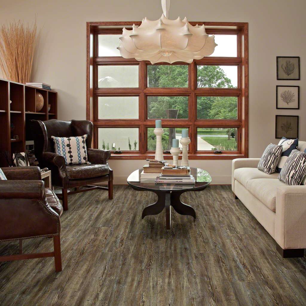 PRIME PLANK 7X48 2.0 MM 6 MIL TATTERED BARNBOARD 51.33 SF/BX SHAW VINYL PLANK 