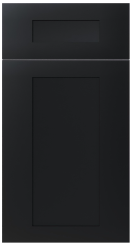 SHAKER IRON BLACK CABINET 