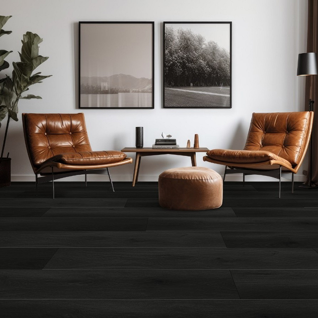 STANTON SPC CLIC W/PAD 9X60 CHARCOAL STANTON VINYL PLANK