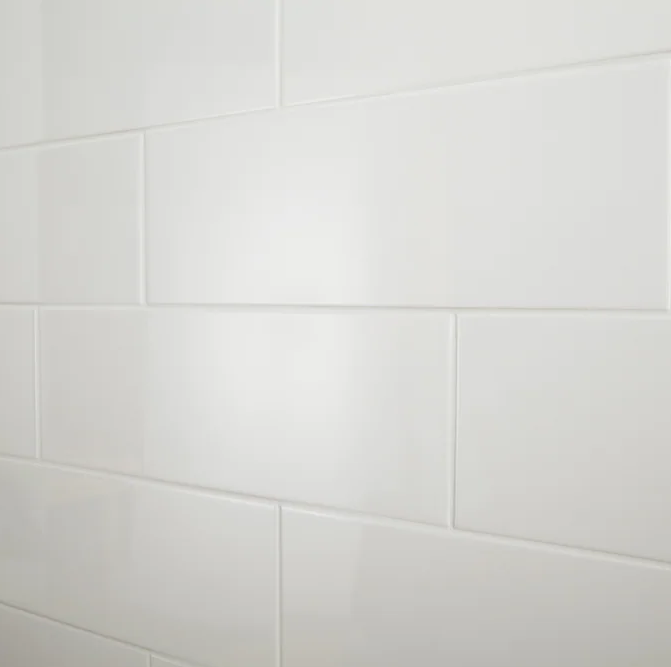 STARTING LINE 6X18 GLOSS WHITE TILE 