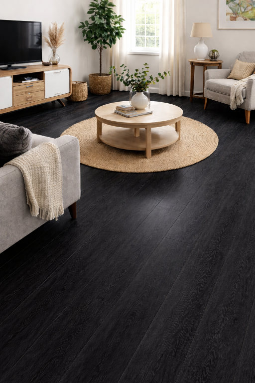 TEXAS SPC CLIC W/PAD 9X60 BLACK GOLD NORTH AMERICAN FLOOR VINYL PLANK