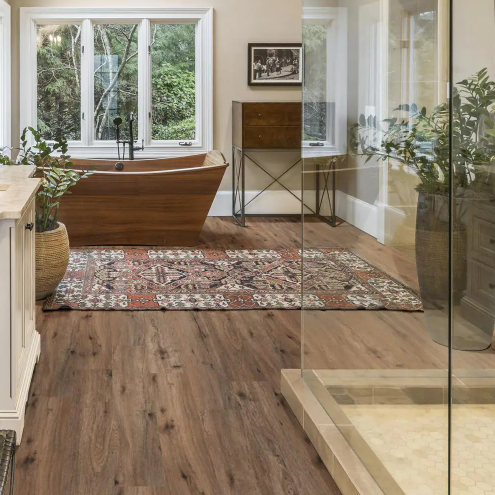 TRAFFICMASTER SPC CLIC W/PAD 6X36 EDWARDS OAK IRELIA OAK MS INTERNATIONAL VINYL PLANK 