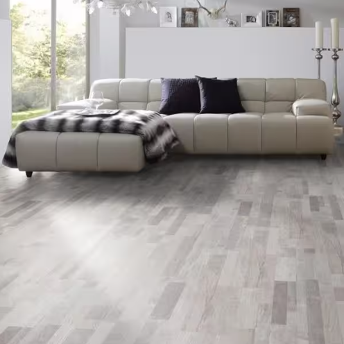 TRAFFICMASTER HIGHLANDS TEAK KRONO LAMINATE 