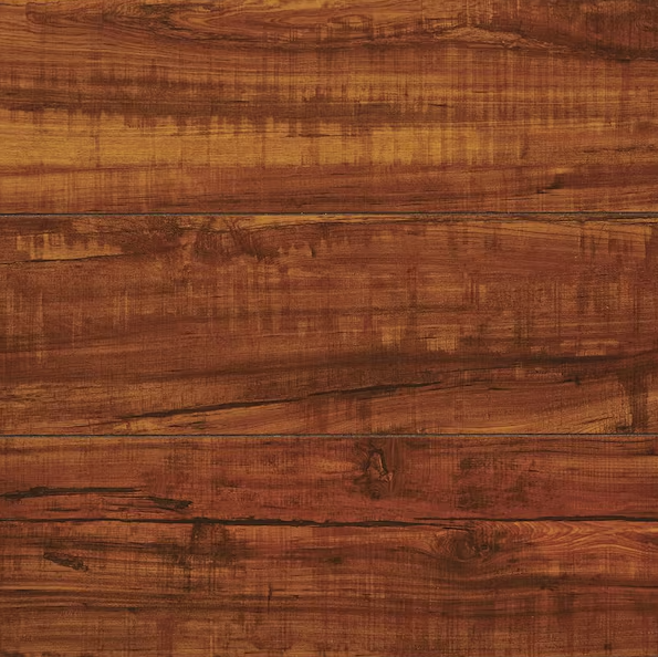 TRAFFICMASTER PERRY HICKORY HIGH GLOSS LAMINATE 