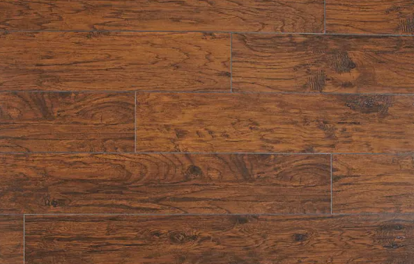 TRAFFICMASTER SARATOGA HICKORY DARK KRONO LAMINATE 