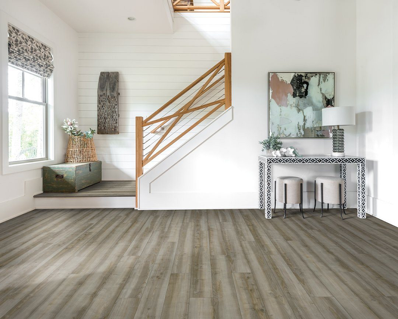 TREASURED GROVE SPC W/PAD 7X72 SMOKED KARASTAN VINYL PLANK 