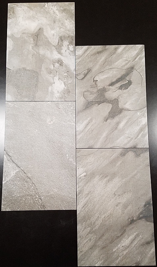 VINTAGE CLEFT 13X20 LINVILLE GREY TILE 